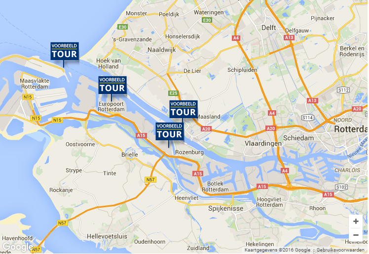 Rotterdamse Haven Tour Locaties