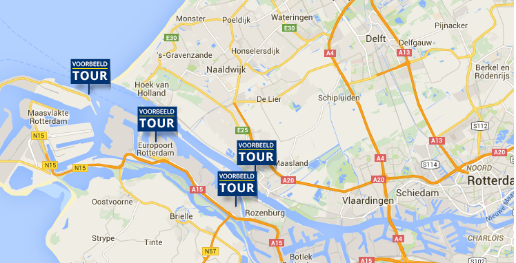 Rotterdam Port Tour Locations